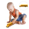 Operitacx 2 Piece School Bus Toy Cast Pull Back Cars
