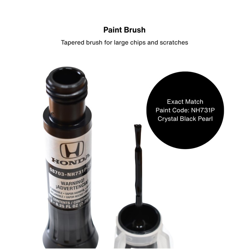 Honda Genuine 08703-NH731P-ES Touch-Up Paint Pen, Crystal Black Pearl (NH731P),