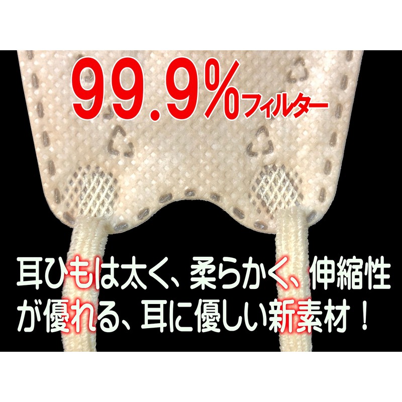 JCE 30 Masks Individually Packaged. Ear strings are made of