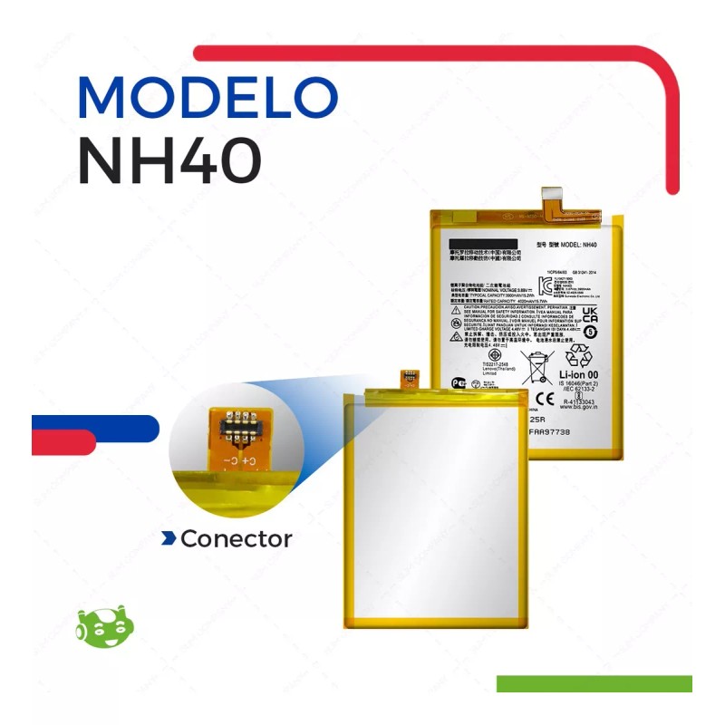 Slim Company Bateria Pila Para Moto E22 Xt2239 E22i Nh40