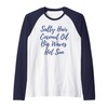 Salty Hair Coconut Oil Big Waves Hot Sun Raglan Baseball