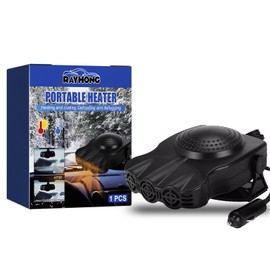 Car Heater,12V-150W Car Heaters For Vehicle,2 in1 Fast Heating and Quickly Defrost Defogger,Portable Heater For Car,Warm Breeze Windshield Wizard,Fast Heating Windshield Car Defroster & Defogging.