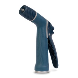Gilmour Medium Duty Garden Hose Nozzle with Adjustable Spray Pattern, Water Hose Nozzle for Watering Garden or Lawn, Blue