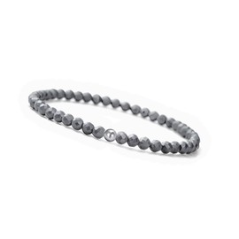 GD GOOD.designs EST. 2015 Women's Pearl Bracelet with Real Natural Stones and 925 Silver Pearl, Natural Stone Bracelet Made of Faceted 4 mm Gemstone Beads - Includes Gift Bag, Gemstone