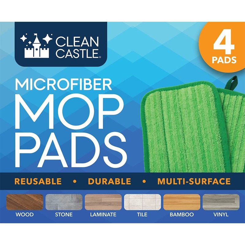 Mops for Floor Cleaning - Dual Action Microfiber Mop for