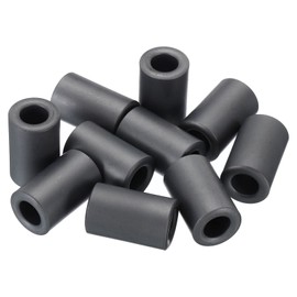 PATIKIL Ferrite Toroid Core, 10 Pcs Toroid Core 0.7" ODx0.4" IDx1.1" H Ferrite Rings Transformer Ferrite Toroid Cores for EMI/RFI Filters, Black