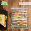 EcoQuality Clear Resealable Food Storage Bags 7x8 Inch Quart Size