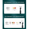 #12 Ceramic Cup White TIG Welding Cup fit Torch WP