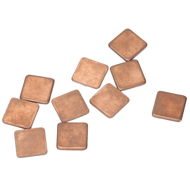 100pcs Heatsink 401w/mk Thermal Conductivity Burr Free Glossy Copper Material