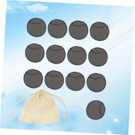 TOVINANNA 42pcs Cotton Facial Pads Bamboo Fiber Makeup Remover Pads Gentle Skincare Makeup Removal for Travel Gym