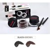 Gel Eyeliner Black+Brown Gel Liner Eyeliner No Fall Creamy Touch