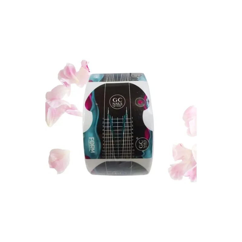Rollo Forma Escultural Para Uñas Acrílicas 500 Pzs. Gc Nail
