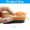 Hitefu 2 Pack Double Sided Laundry Stain Brush with Silicone