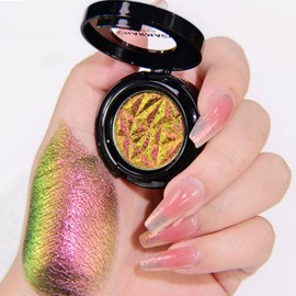 CHARMACY Duochrome Eyeshadow, Insane Shifters Chameleon Eyeshadow, Creates High-Impact, Metallic Eye Looks, 100% Vegan and Cruelty Free, 1.9g (#902)