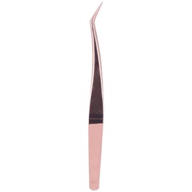 Pinzas de pestañas, pinzas de extensión de pestañas convenientes a prueba de óxido para mujer para maquillador(Rose gold golden feather clip)  Rose...