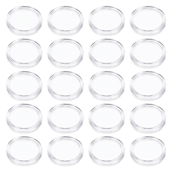 Lurrose Coin Capsule Coin Case Capsule Coin Holder 0.8 inch