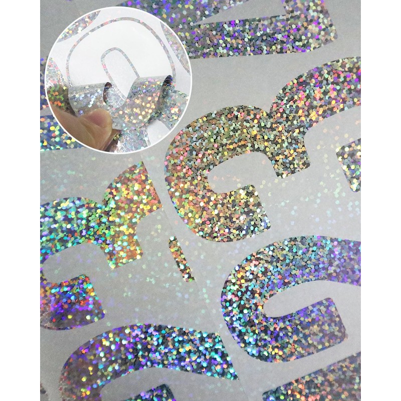 3 Inch Reflective Number Sticker for House Number, Mailbox, Signs