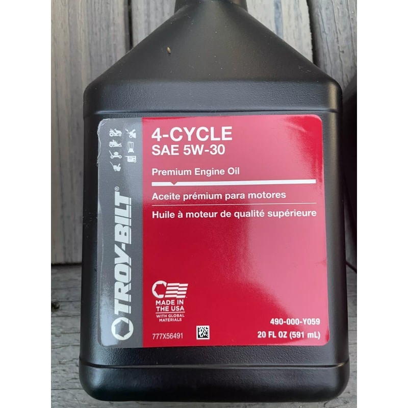 Troybilt 2X 20 Oz. Premium SAE 5W-30 4-Cycle Engine Oil