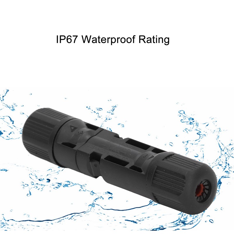 10 Sets Solar Panel Connector IP67 Waterproof Photovoltaic Cable Male