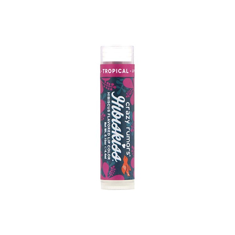 Crazy Rumors 'Hibiskiss' Tinted Lip Balm-Tropical. 4g, vegan 100% natural