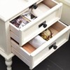 Goo-Ki 6 Pack Matte Black Cabinet Knobs with Back/Base Plate