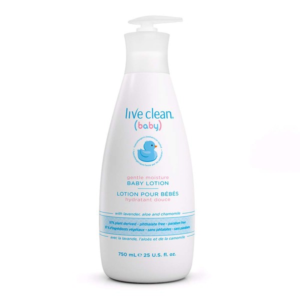 Live Clean Baby Moisturizing Baby Lotion, 25 oz