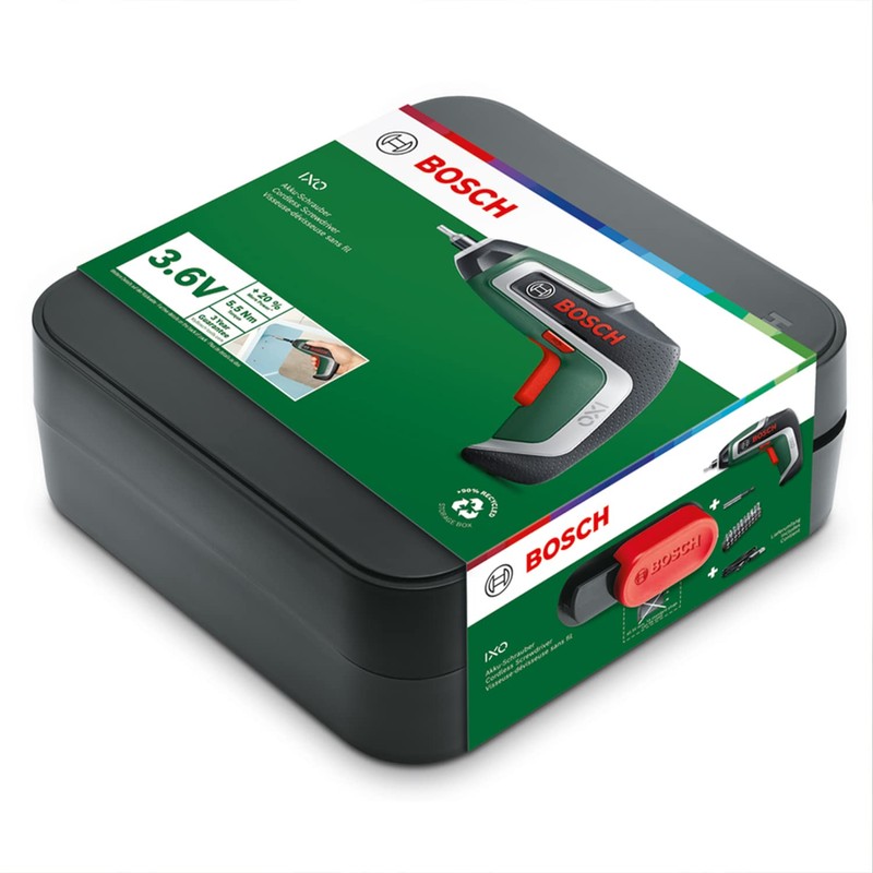 Bosch Kompakt-Akkuschrauber IXO (7. Generation, 3,6V / 2,0Ah, 5,5Nm, Micro-USB-Kabel,
