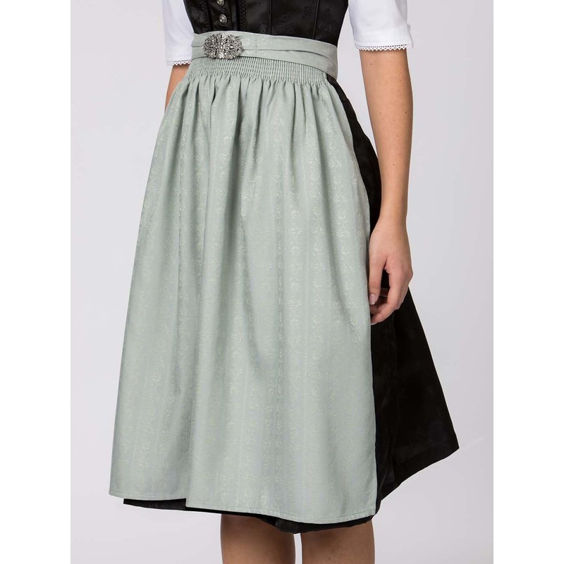 Stockerpoint Sc-300 Women's Midi Dirndl Apron, Green (sage)