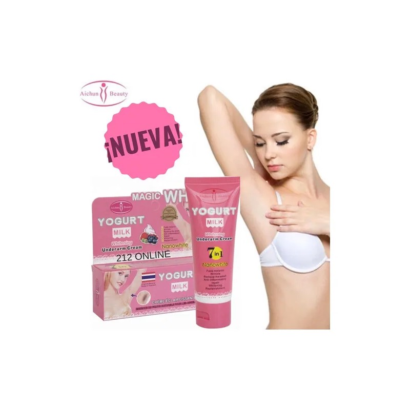 Crema Aclarante Axilas Entrepierna Rodillas Aichun Yogurt