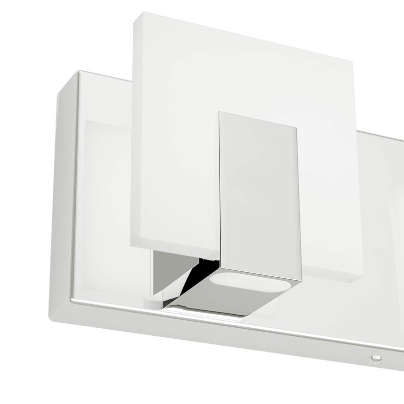 Aipsun 6 Lights Modern LED Bathroom Vanity Light Acrylic Stainless