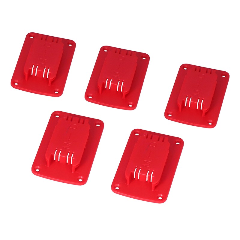 5Pcs Tool Holder Mount Battery Fixing Bracket Storage Rack for