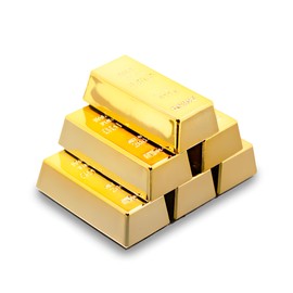 SABLUE 6X Replica Mini Gold Bar Refrigerator Magnets Fake Golden Paper Weight Brick Bullion Movie Prop Novelty Gift Joke (E0-Magnets L)