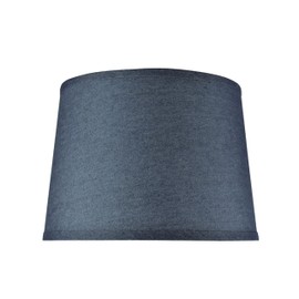 Aspen Creative 32306A Transitional Hardback Empire Shaped Spider Construction Lamp Shade in Washing Blue, 14" wide (12" x 14" x 10")