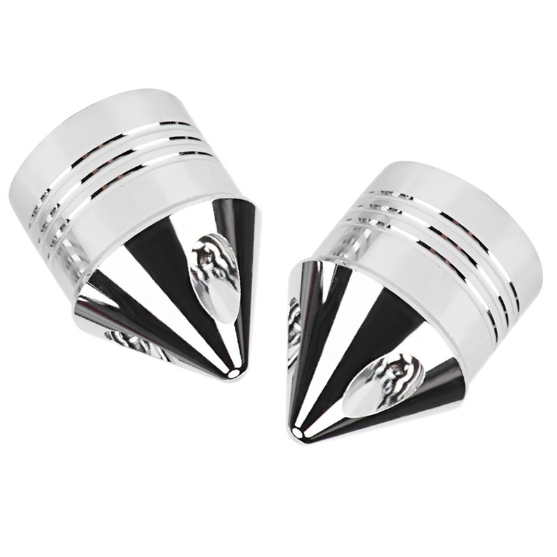 Motorcycle Axle Cover Chrome Thin Cut Nut Black Replacement Accessory(Electroplate)