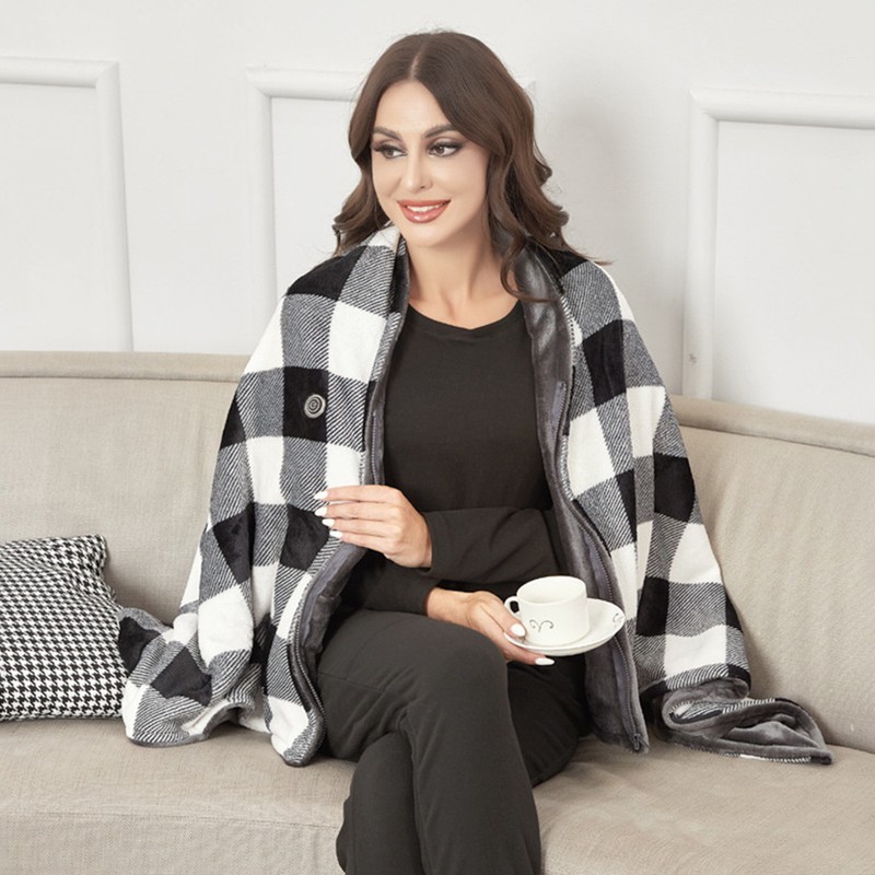 Winter Outdoor Heated Blanket Heating Insulation Shawl Electric Heating Blanket