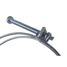 Taytools 114903 5-Piece 2-1/2 Inch Double Wire Hose Clamps Spring Steel for Dust Collector