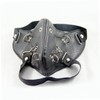 LIFKOME Pu Traction Mask for Motorcycle Helmet Gothic Rivet Design