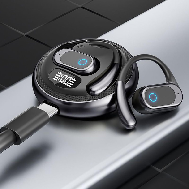 Wireless Headphones, Open Ear Headphones Wireless, Noise Cancelling Earphones for
