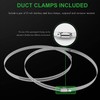 iPower 8 Inch 8 Feet Aluminum Ducting 4 Layer Protection