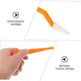 Operitacx 1 Set Sketch Eraser Set Erasers Dispenser White Eraser Smudge Eraser for Pencil Caps Tool Eraser Caps for Pencils Pastel Sponge Orange