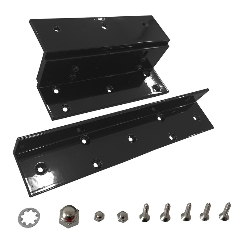 Visionis FPC-5191-BL Black 300lbs Indoor Electromagnetic Lock with 300 lbs