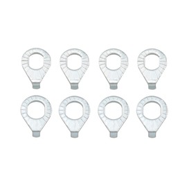 JianLing 8PCS Bicycle Wheel Hub Safety Washer Thickened Anti Skid Pattern Washer Silver 4pcs M8 4pcs M10 Balance Bike Wheel Accessories Bicycle Axle Hook for Mountain Folding Bike