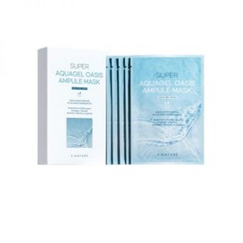 S-Nature Ampoule Mask Super Aqua Gel Oasis 5 Sheets / 에스네이처 앰플 마스크 수퍼 아쿠아겔 오아시스 5매