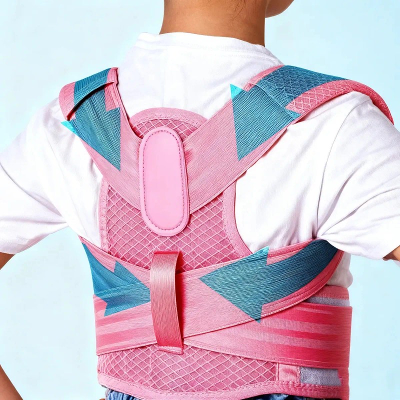 Corrector De Postura Para Niños Jorobados Faja Ajustable