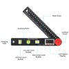 Digital Protractor Ruler Angle Finder, Protractor Ruler Level Tool, Multifunction