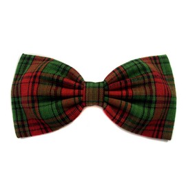 Christmas Hair Bows (Headband, Christmas Plaid)
