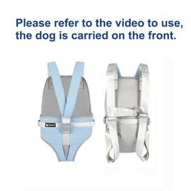 Leconpet Pet Dog Carrier Legs Out Front Backpack Adjustable Teddy Outdoor Chest Backpack for Small and Medium Dog with Fixed Buckle on The Back, More Comfortable to Carry (Large, Pink)