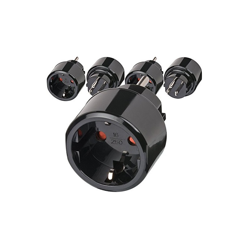Brennenstuhl 1508550 Socket Adaptor Black
