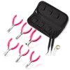 LEONTOOL Mini Accessory Pliers 6-Piece Set 3 Inches Mini Pliers