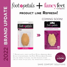 Foot Petals Cojín, soporte, arco cómodo, zapatos de vestir para mujer, tacones, zapatos planos, Caqui, Talla unica